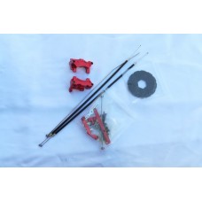 Cable Disc Brakes - FRONT RED CNC Alloys | Rovan Sports Cable Disc Brakes - FRONT RED CNC Alloys | Rovan Sports